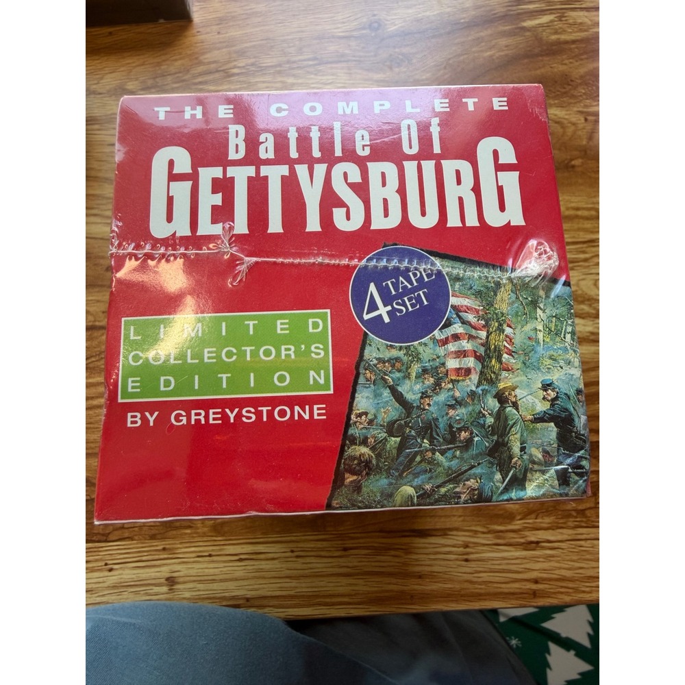 The Complete Battle of Gettysburg Limited Collector's Edition 4 VHS Tape Set New